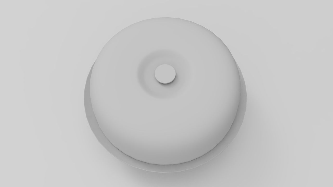 Cake Bell 3D Model Low-poly 3D model_8