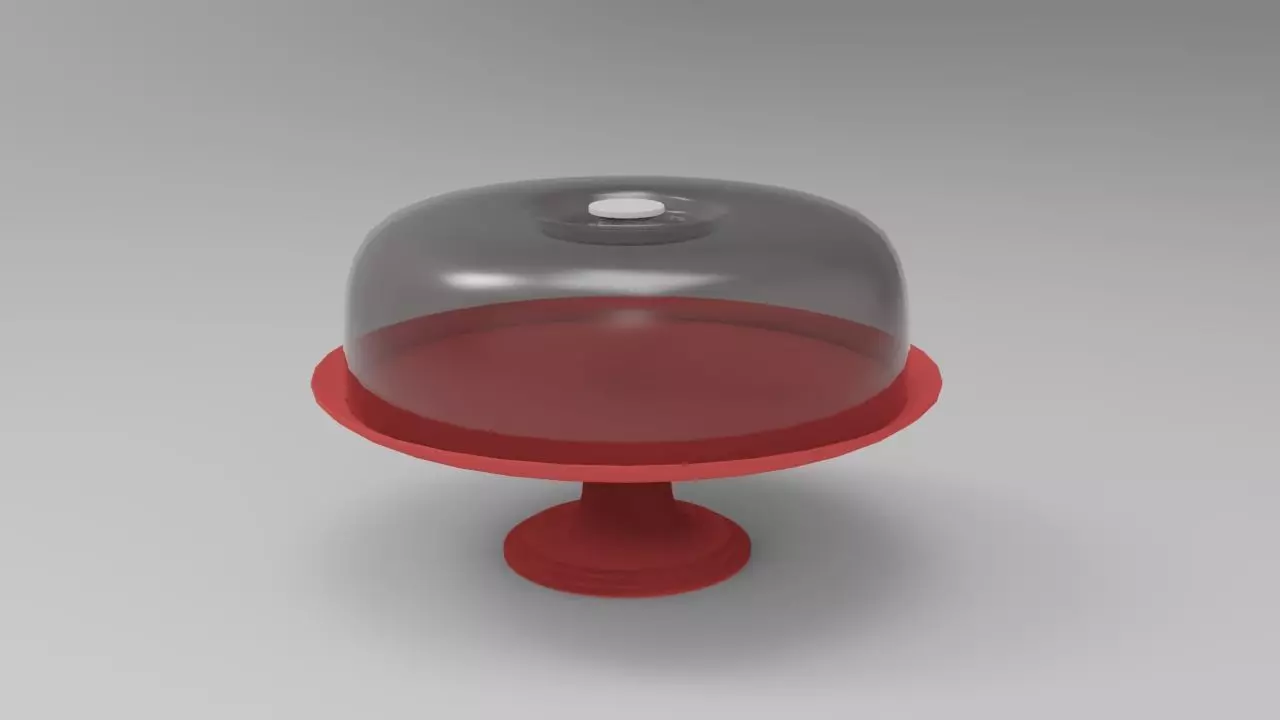 Cake Bell 3D Model Low-poly 3D model_0