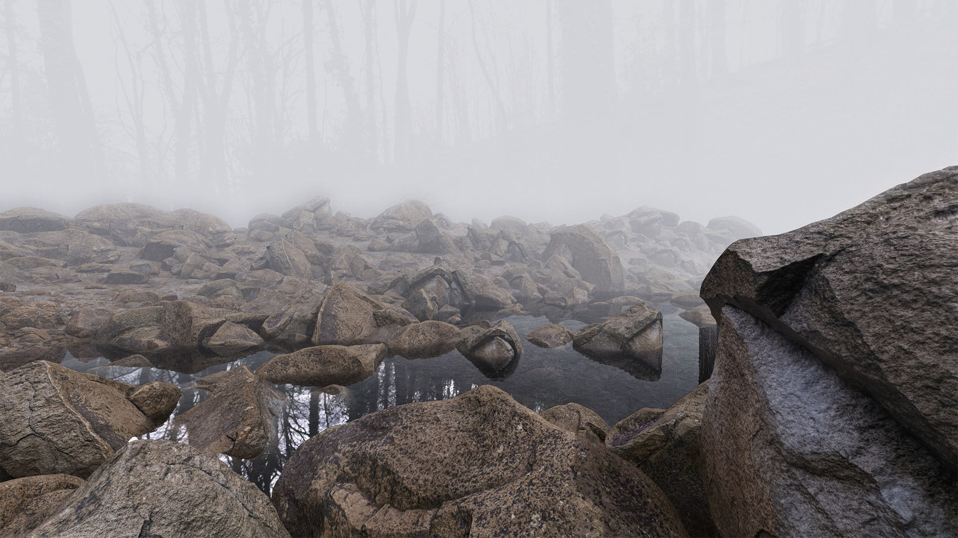 Rock stone boulder Scans - 3D PBR Low Poly Pack Low-poly 3D model_7