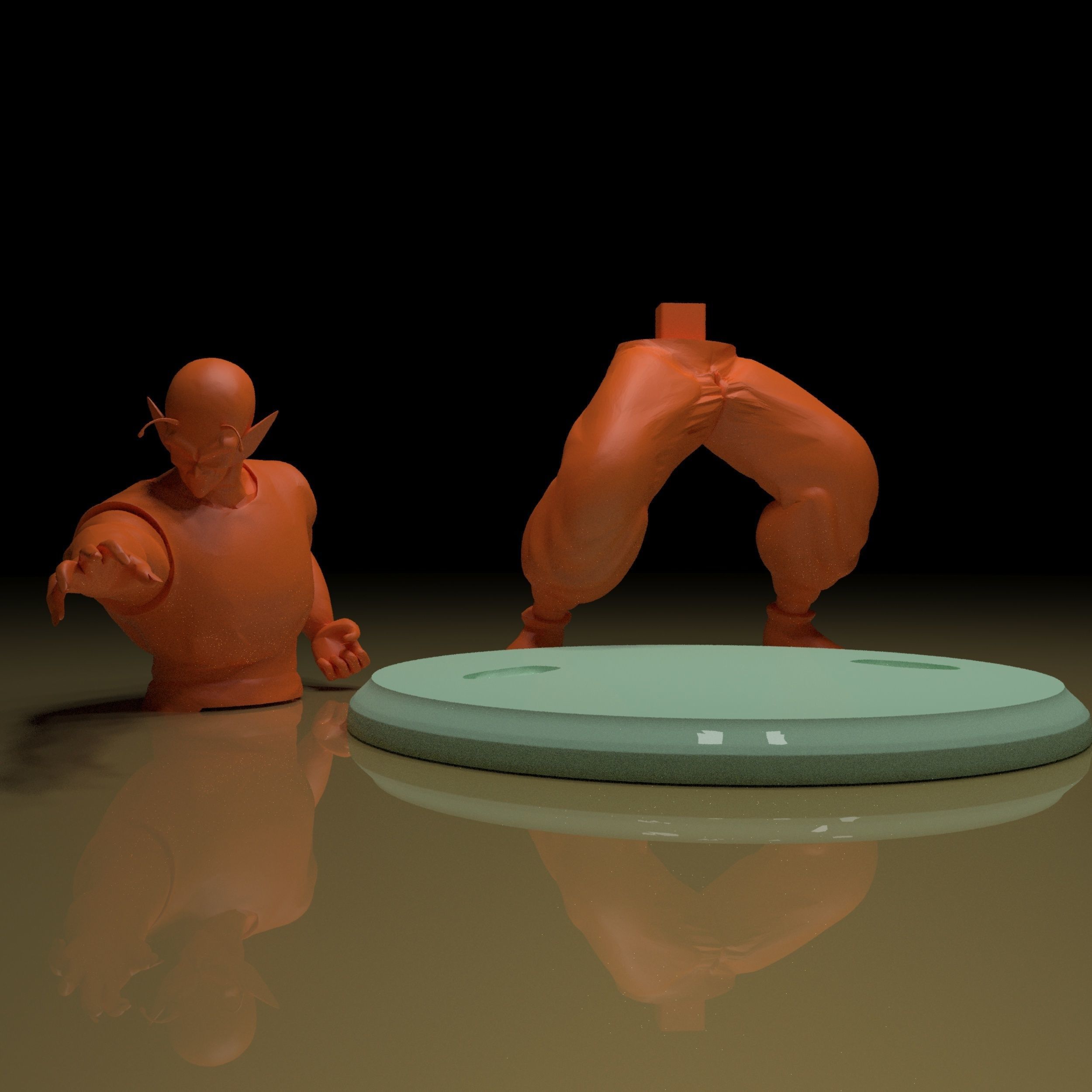 Piccolo DragonBall Z 3d 3D print model_7