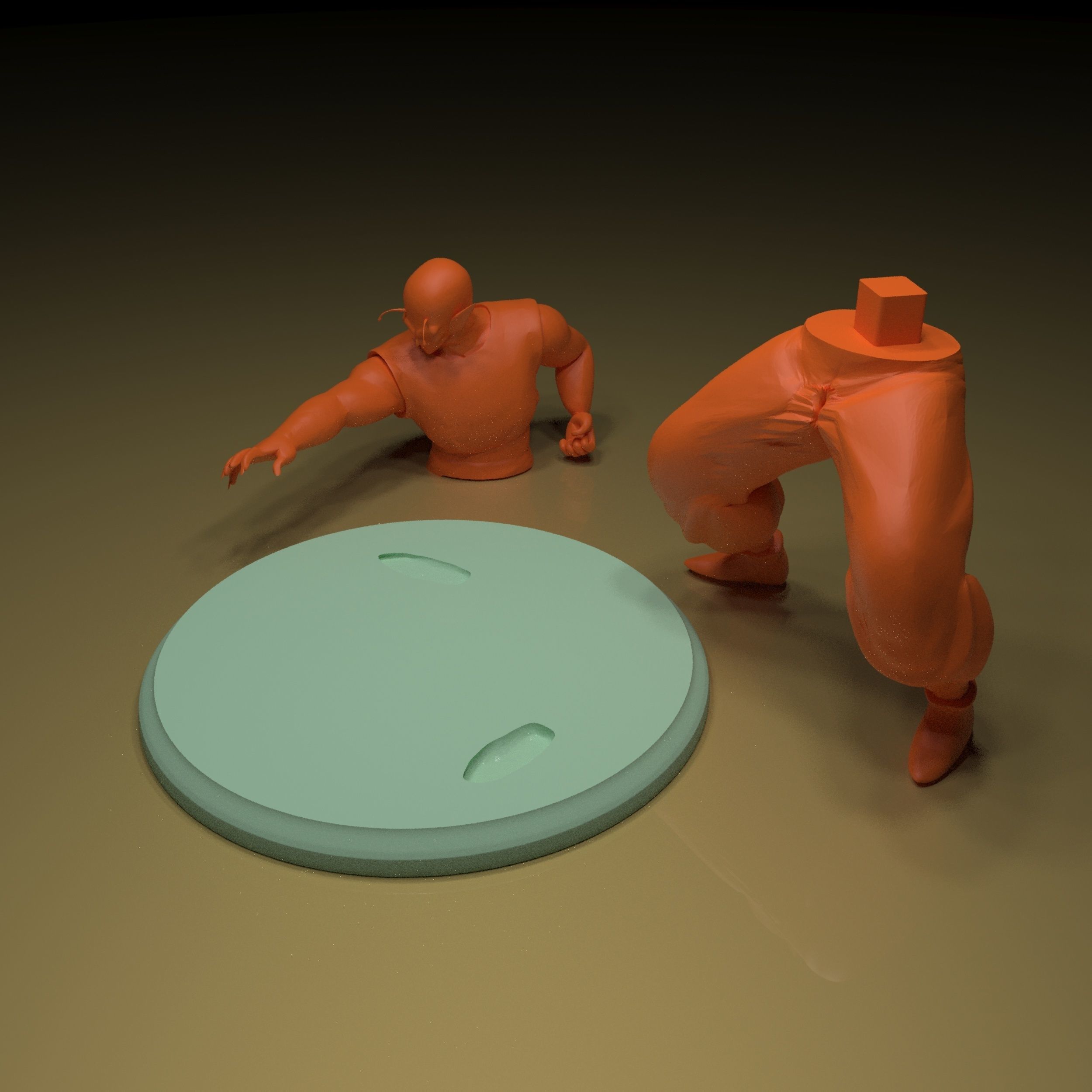 Piccolo DragonBall Z 3d 3D print model_9