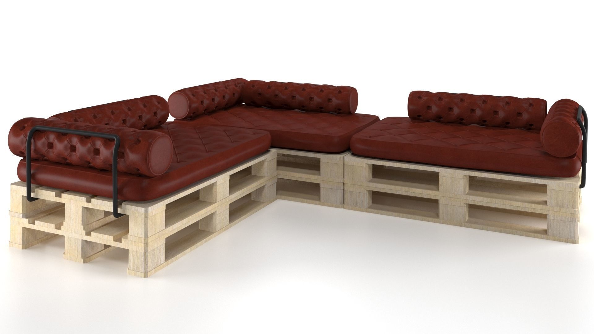 Palette Sofa 3D model_2