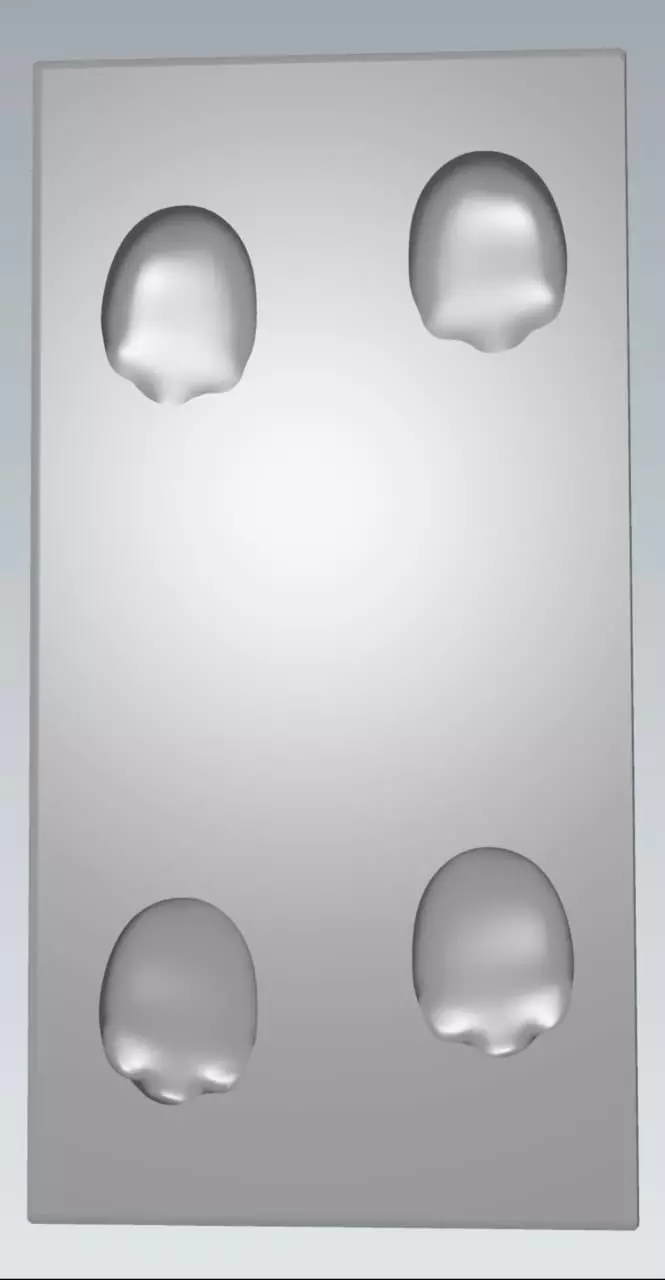 MakeIT Elephant Big Foot Print All 4 3D Model 3D model