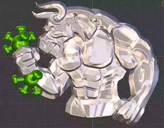 Bull CNC 3D Print 