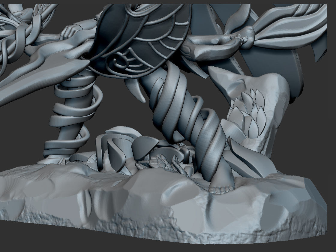 Windranger Dota2 ready for 3D printing 3D print model_4