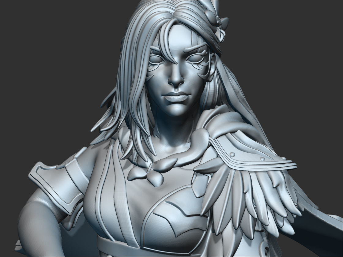 Windranger Dota2 ready for 3D printing 3D print model_3