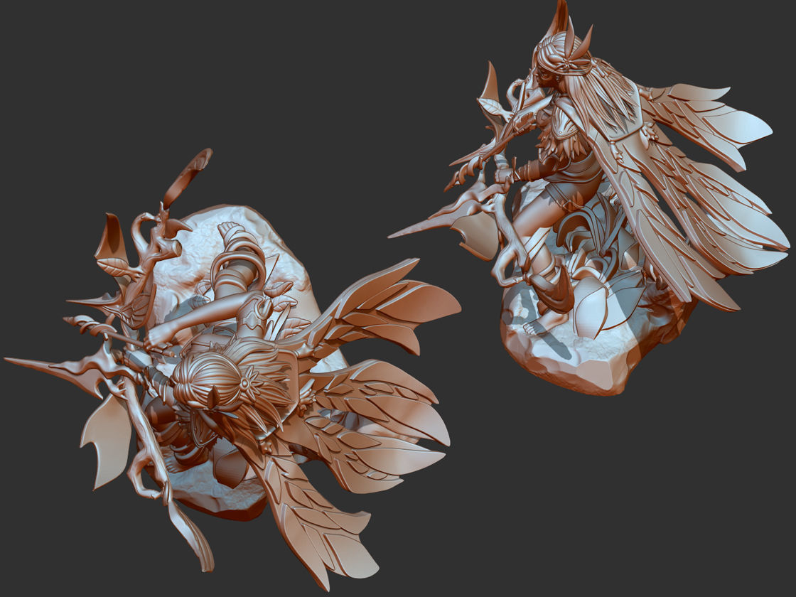 Windranger Dota2 ready for 3D printing 3D print model_2