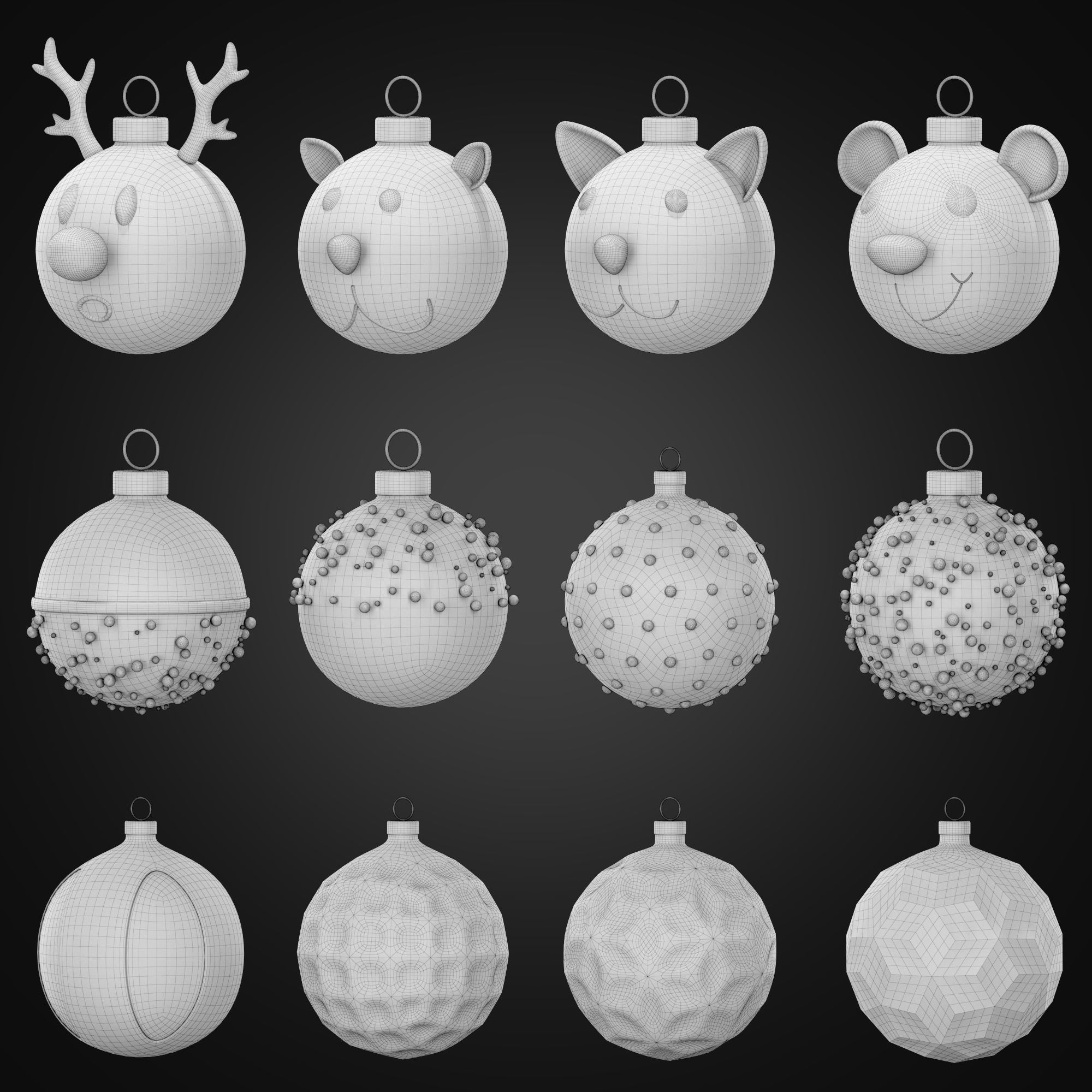 Baubles collection 01 3D model_13
