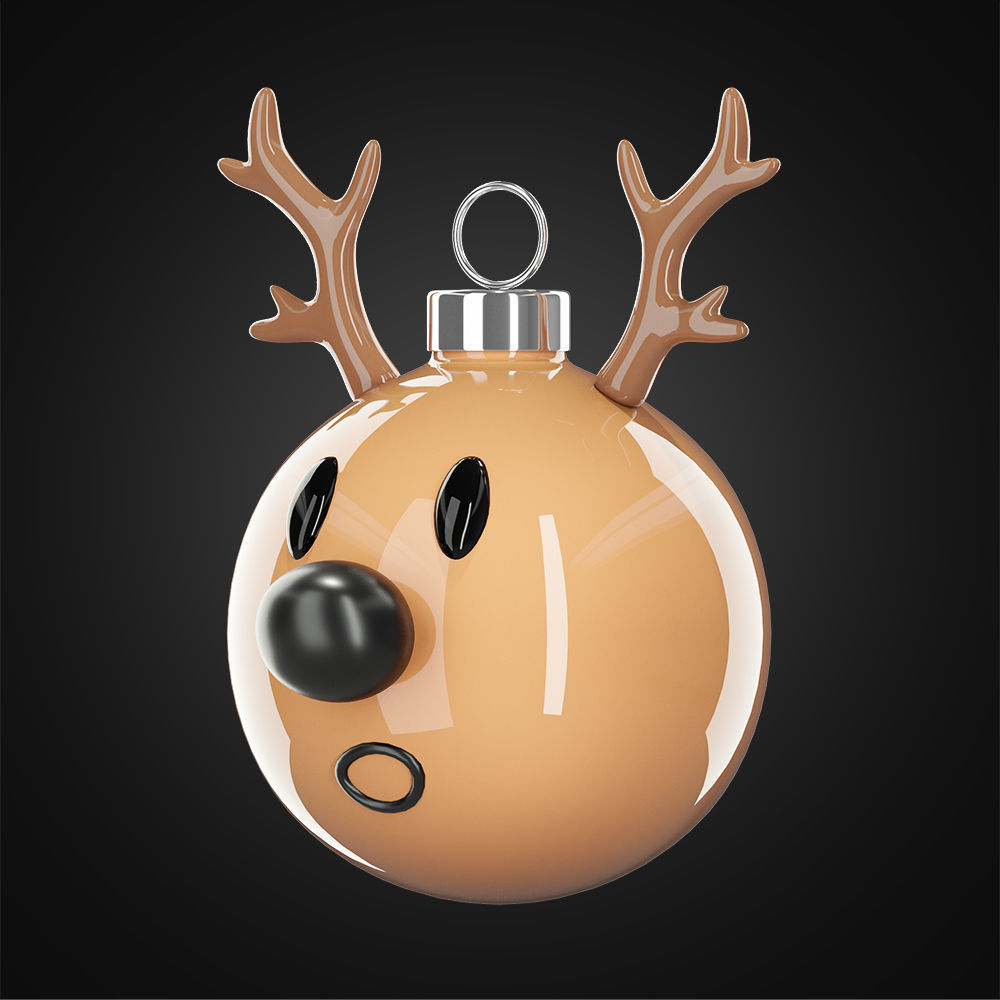 Baubles collection 01 3D model_1