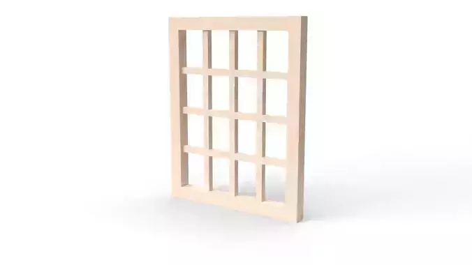 Cross Hatch Window With Doors