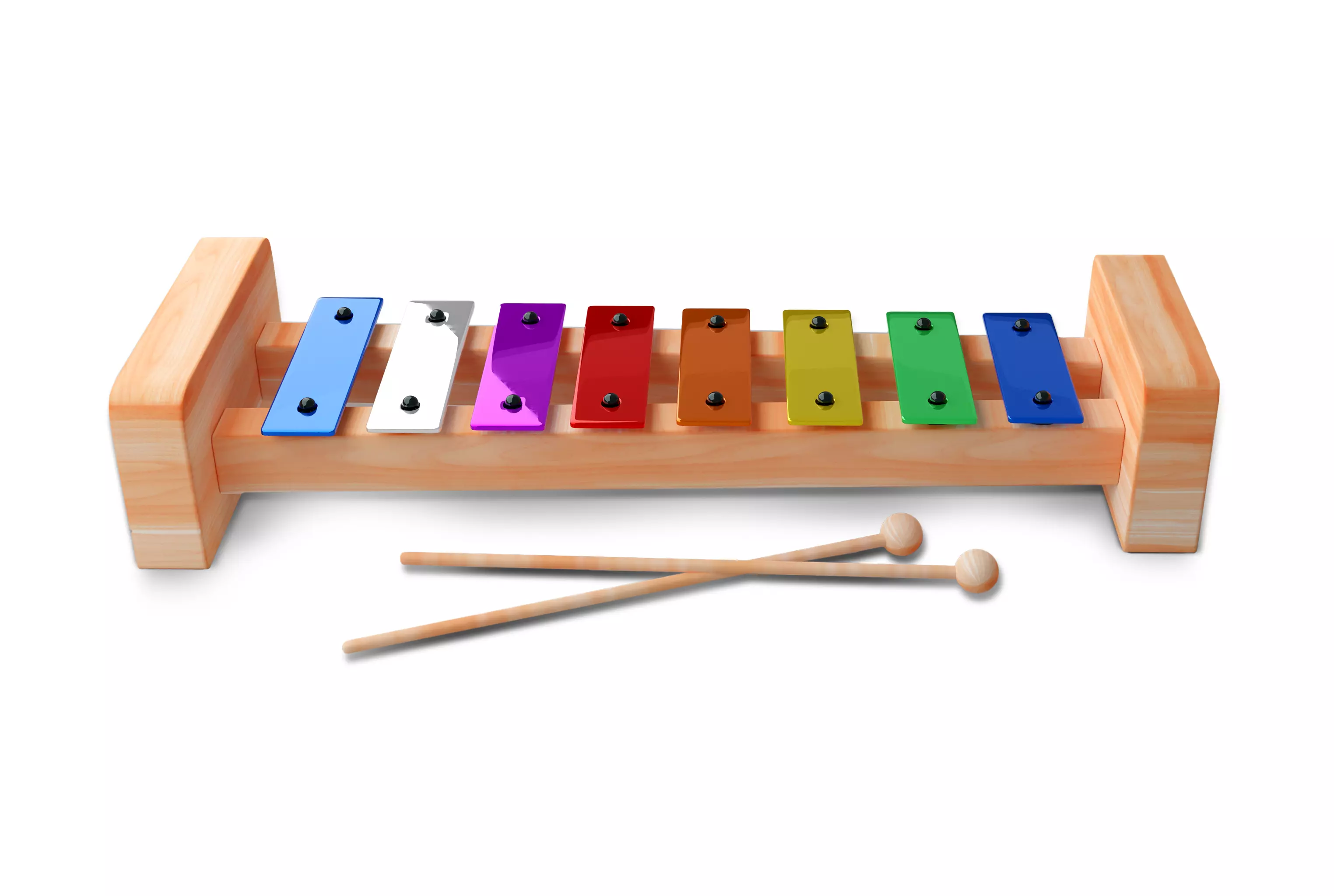 Xylophone 3D model