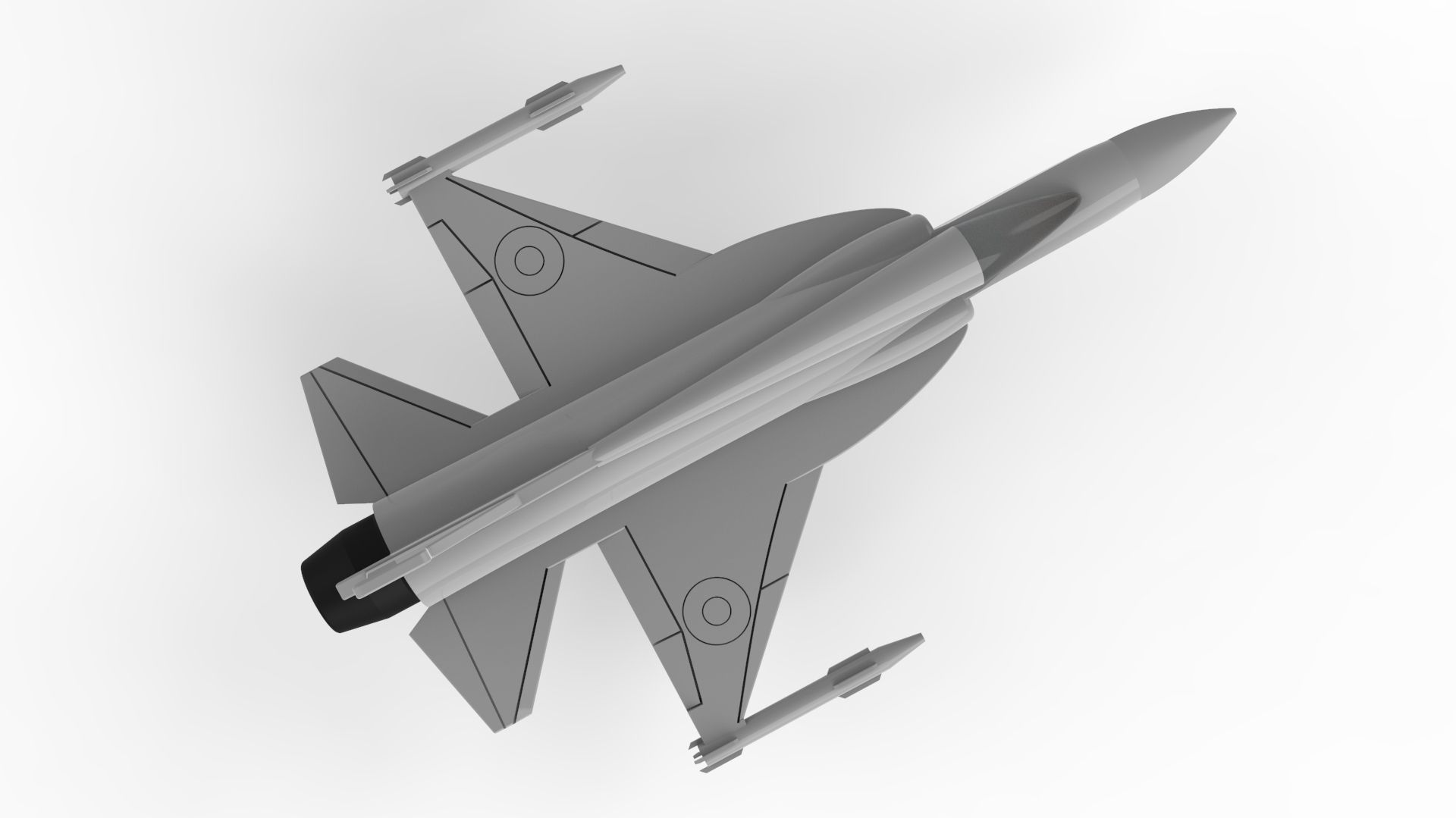 JF 17 Airplane Model 3D print model_2