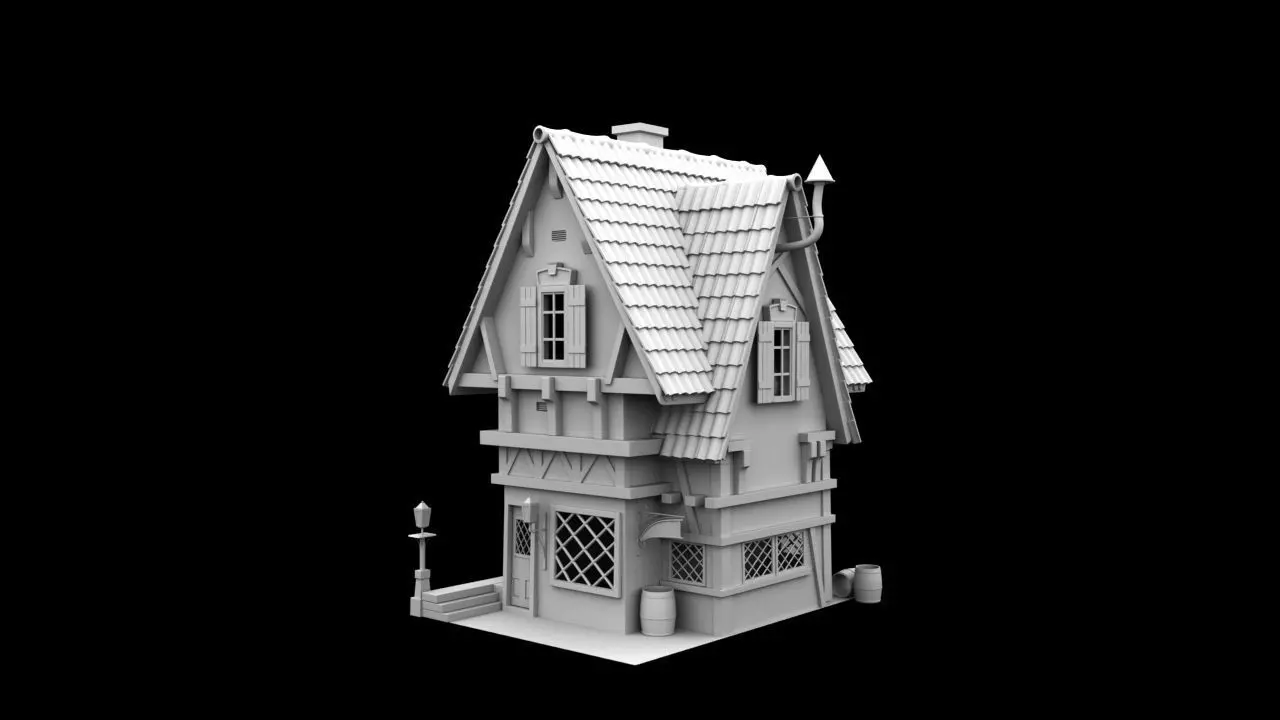 Nice old house 3D model
