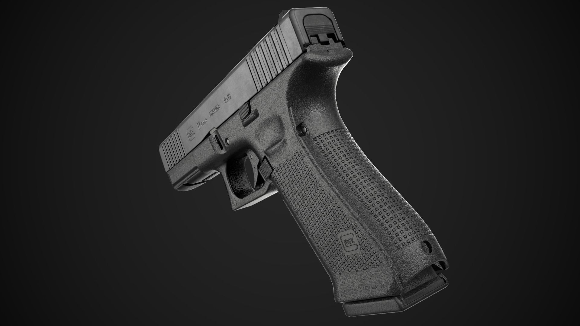 Glock 17 Gen 5 Game Ready Low-poly 3D model_12