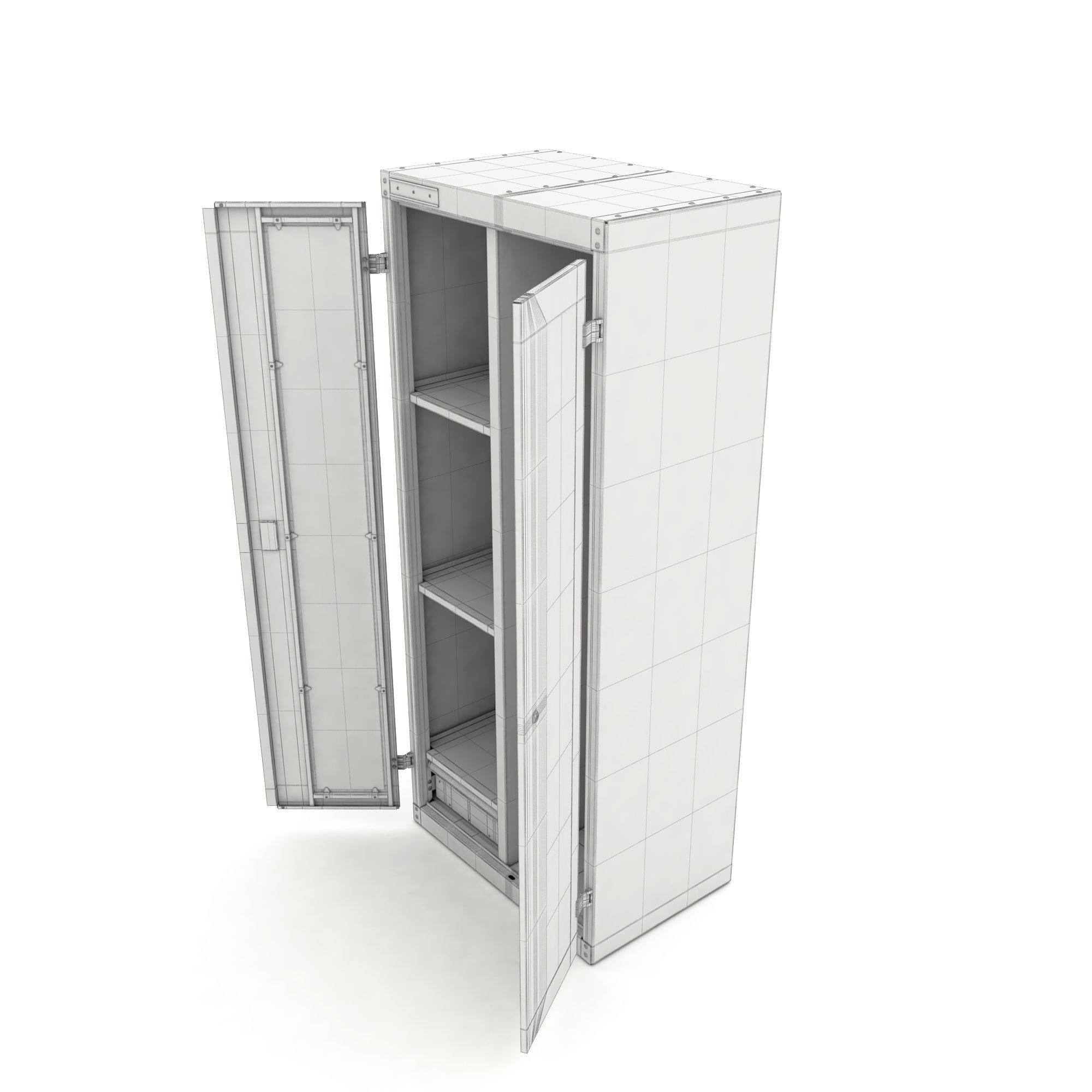 Tool cabinet 3D model_4