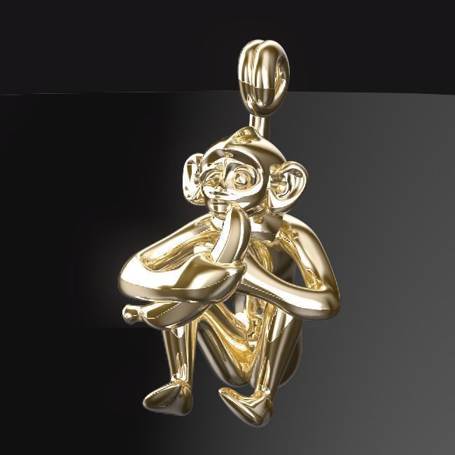 3D-Monkeys 250 3D print model_1