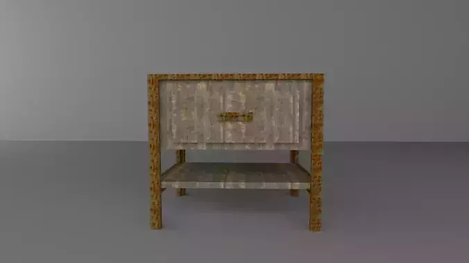 Nightstand bedside table with drawers