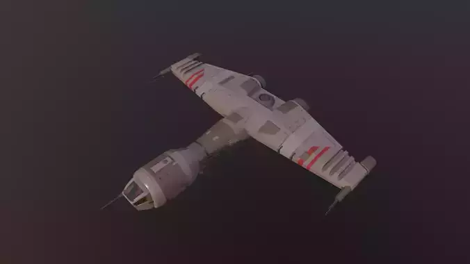 Starship T star wars fighter jet