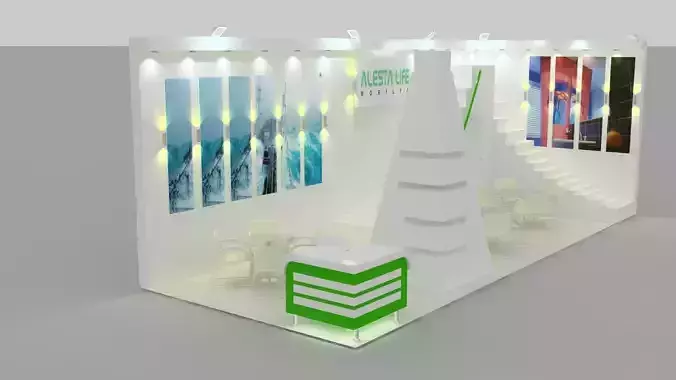 Alesta Exhibition Design 3D model