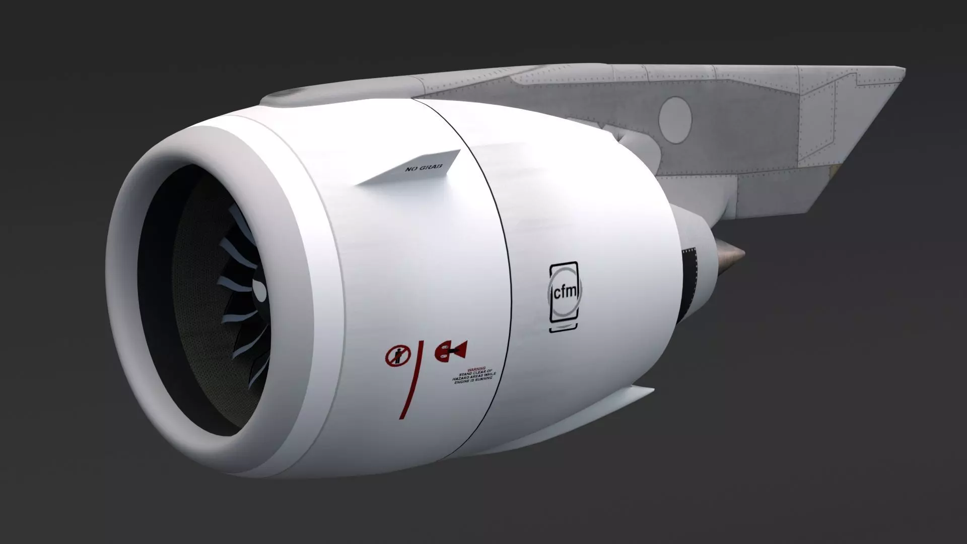 Airbus Engine cfm 3D model