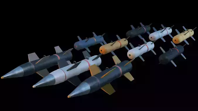 Missile 3d model
