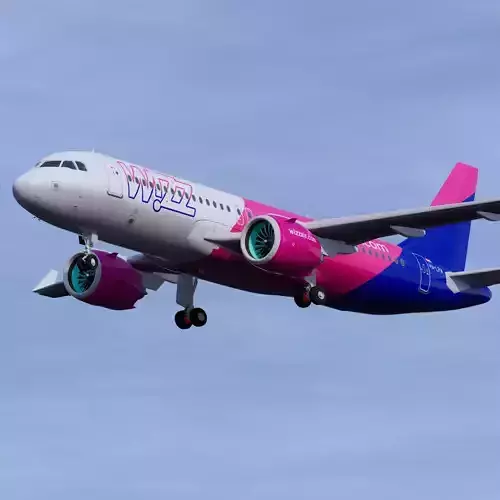 WizzAir A320neo 3D model