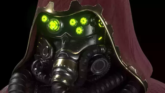 Adeptus Mechanicus Head Free 3D model