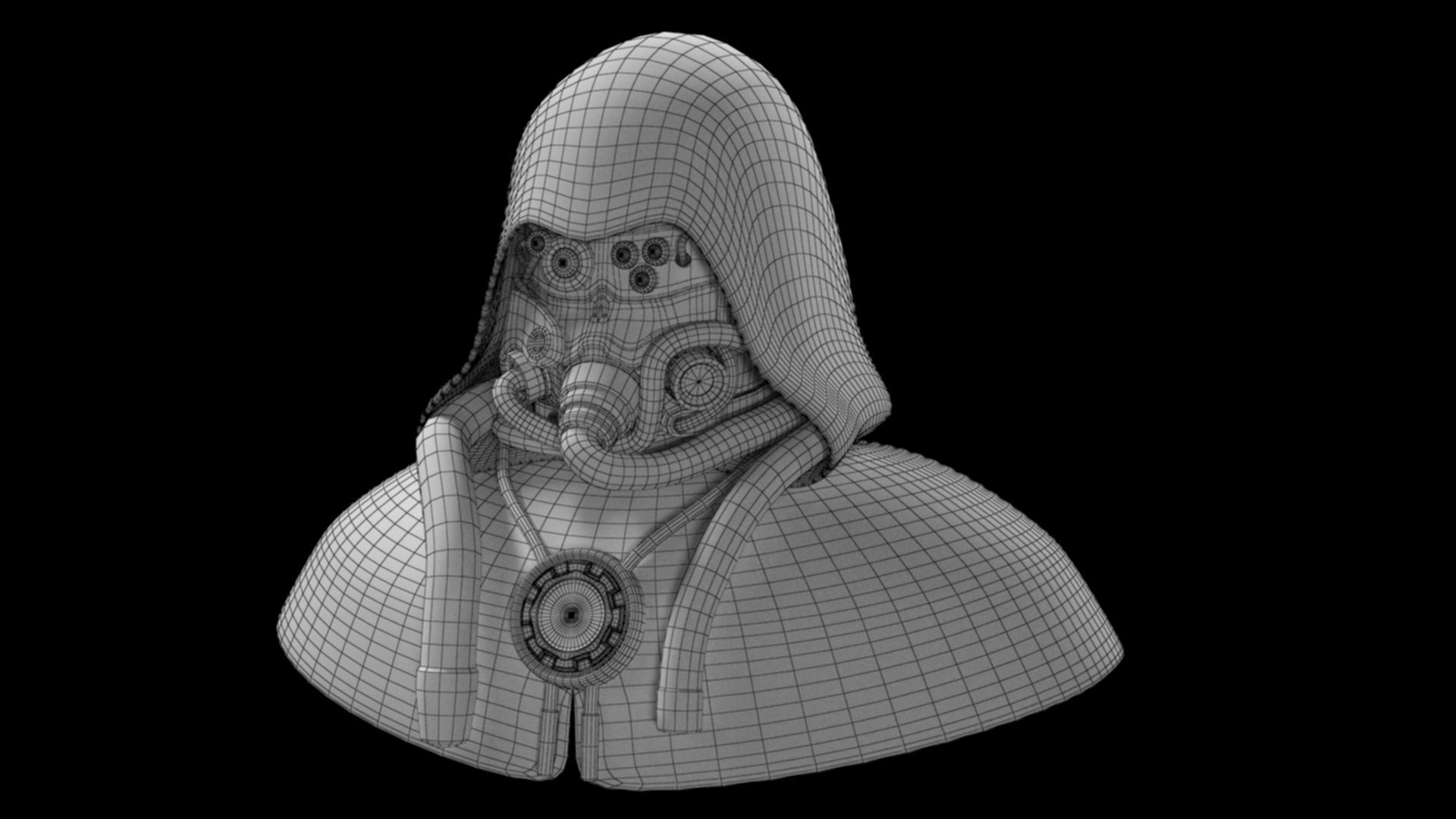 Adeptus Mechanicus Head Free 3D model_1