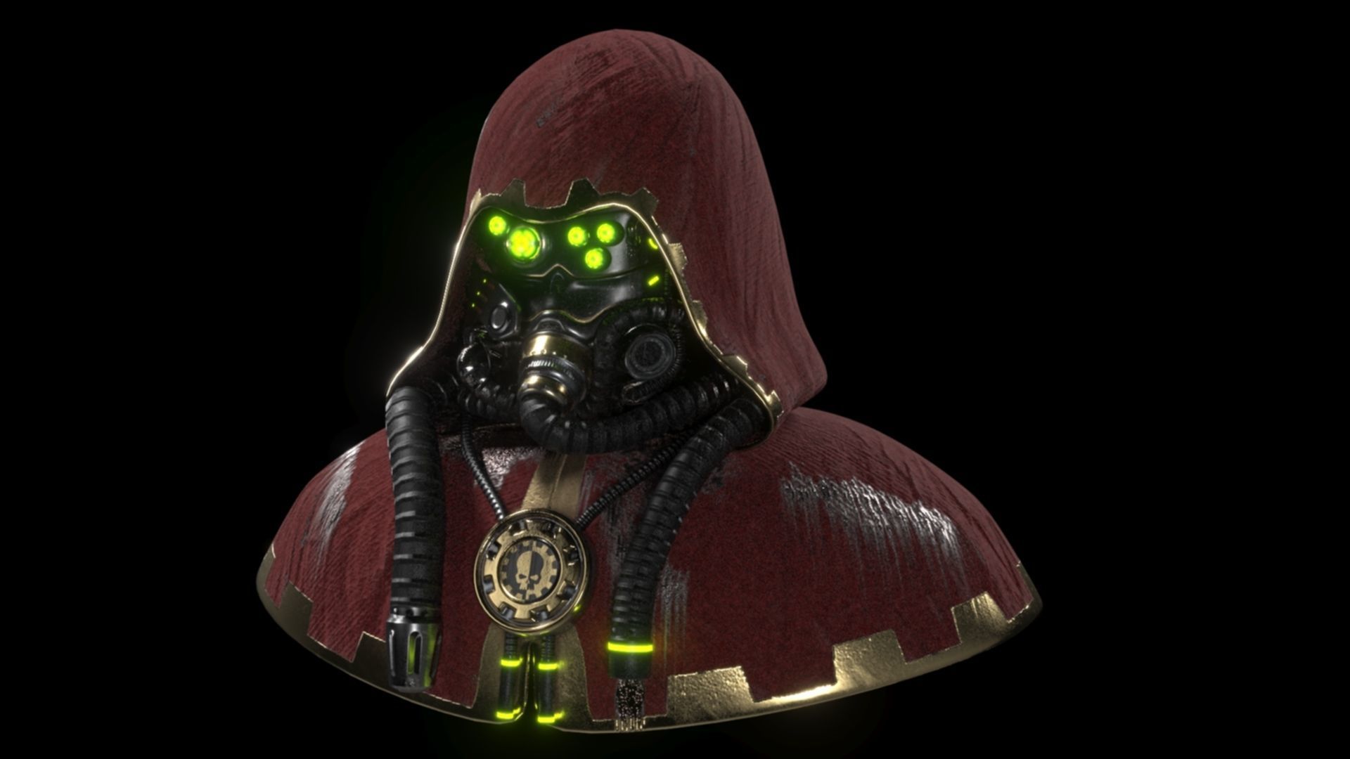 Adeptus Mechanicus Head Free 3D model_2