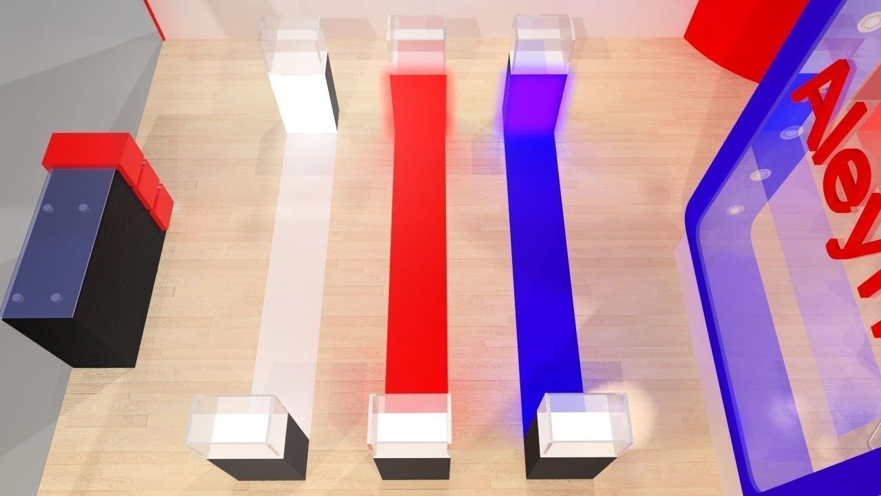 Aleyna Exhibition Design 3D model_5