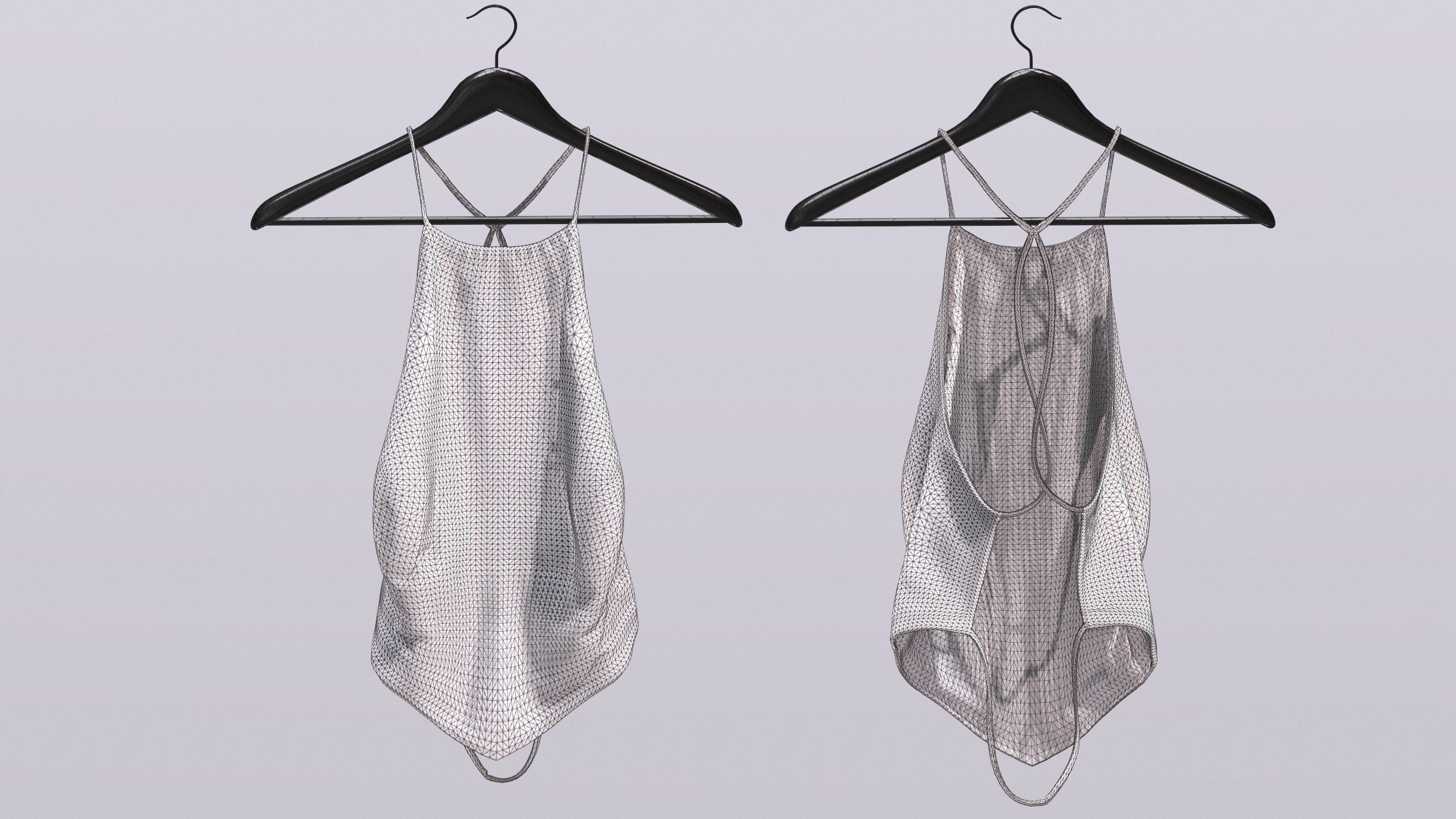 Female Clothing Low-poly 3D model_15