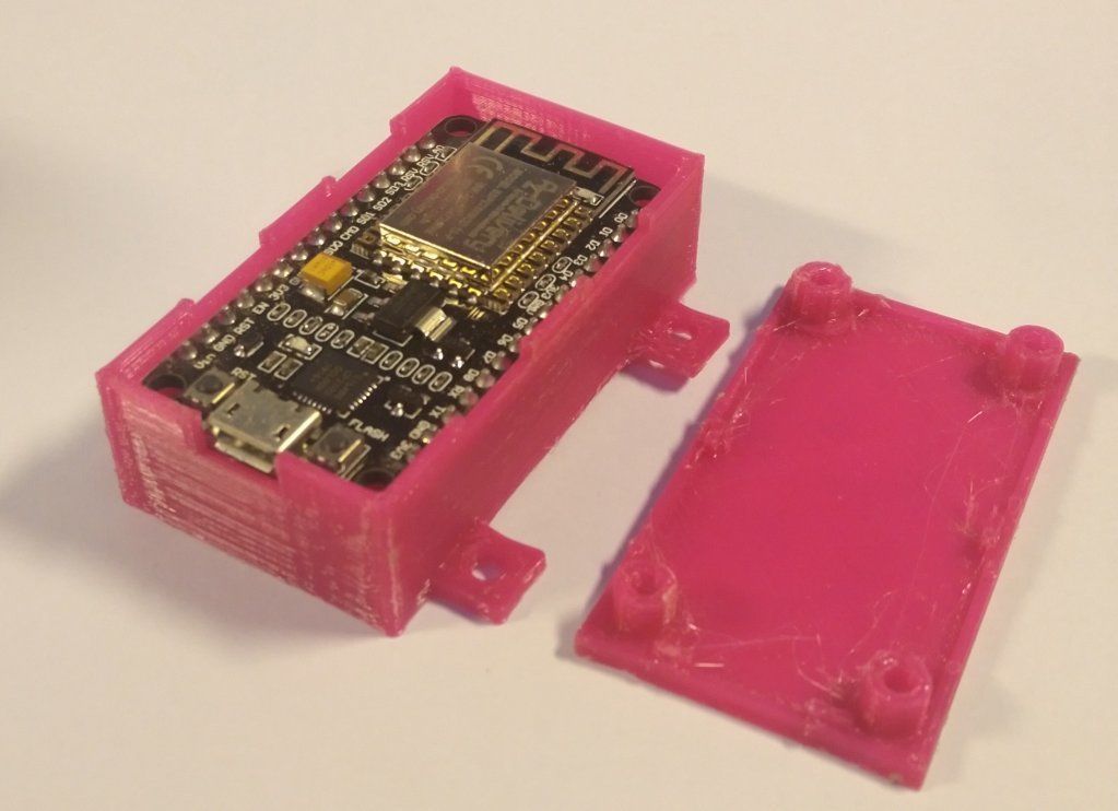 NodeMCU case 3D print model_2