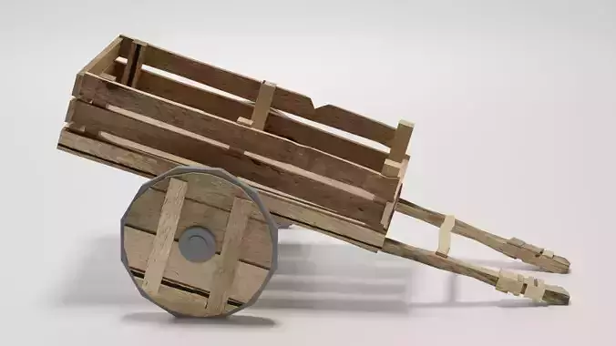 Garden Cart 3D Model