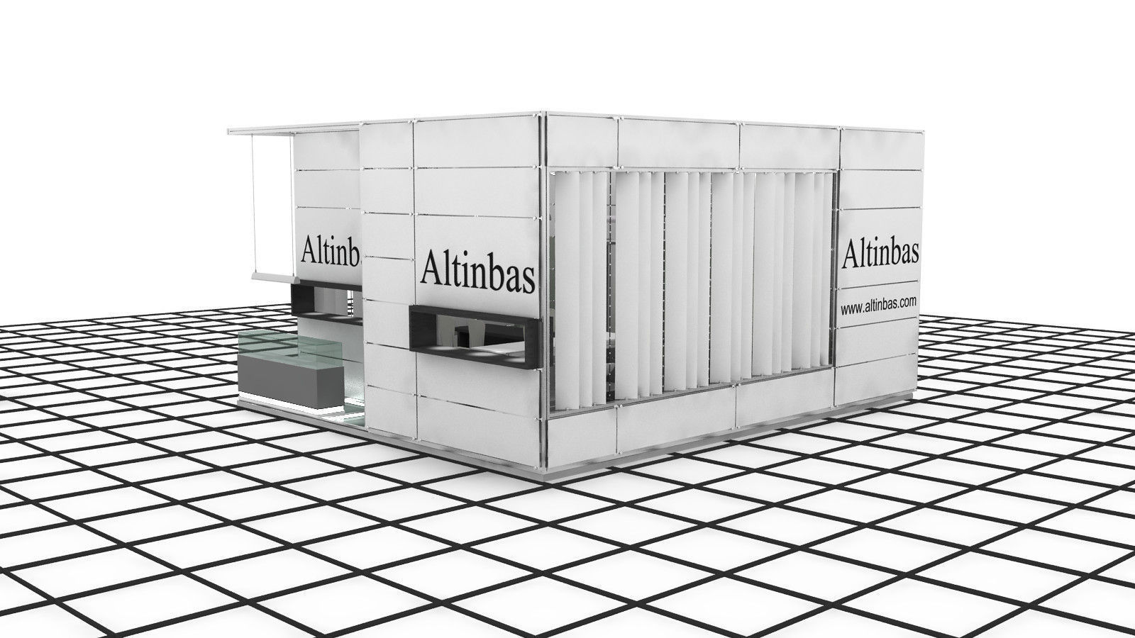 Altinbas Exhibition Stand Design 3D model_2