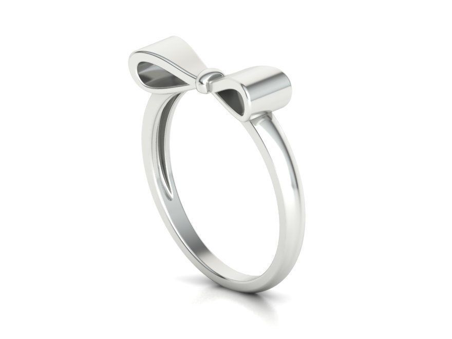 Bow Knot Fashion ring printable 3dmodel 3D print model_22