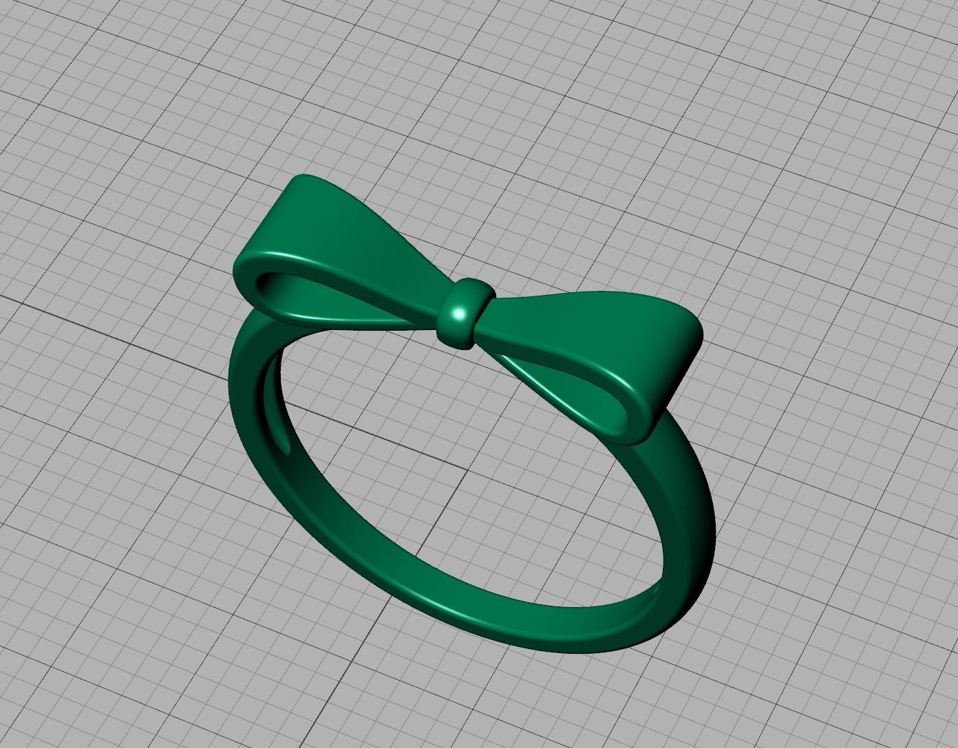 Bow Knot Fashion ring printable 3dmodel 3D print model_15