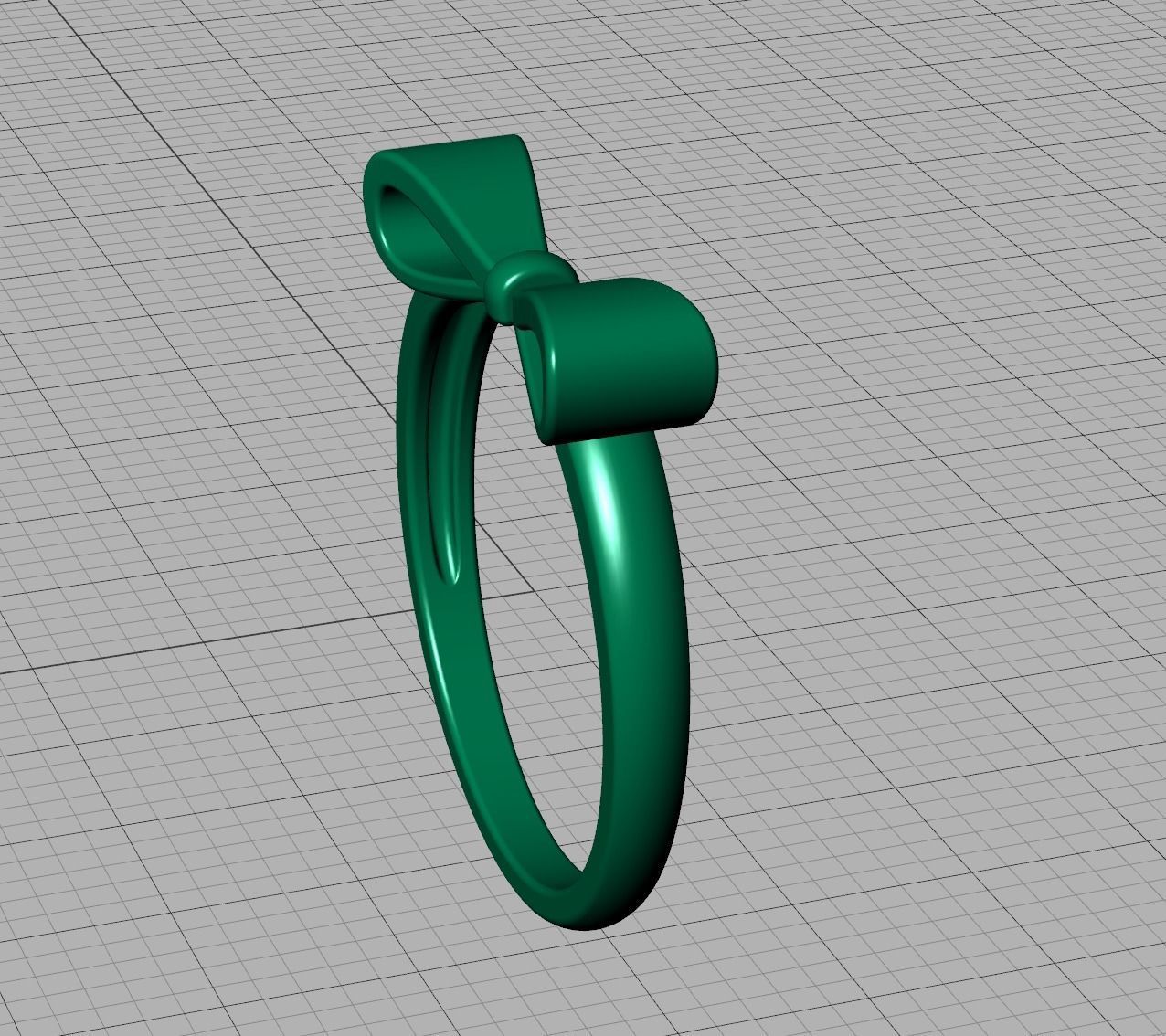 Bow Knot Fashion ring printable 3dmodel 3D print model_12