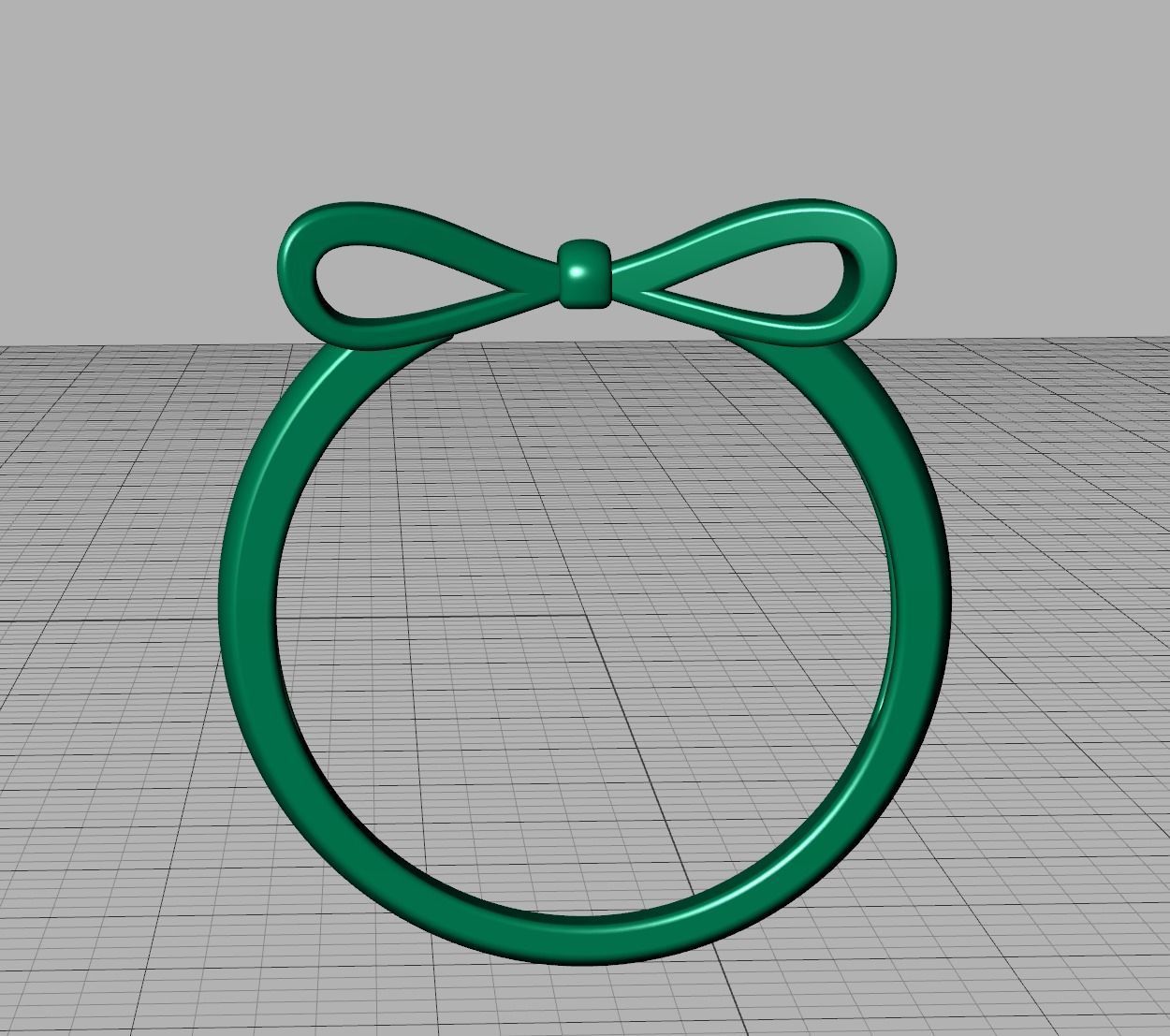Bow Knot Fashion ring printable 3dmodel 3D print model_14