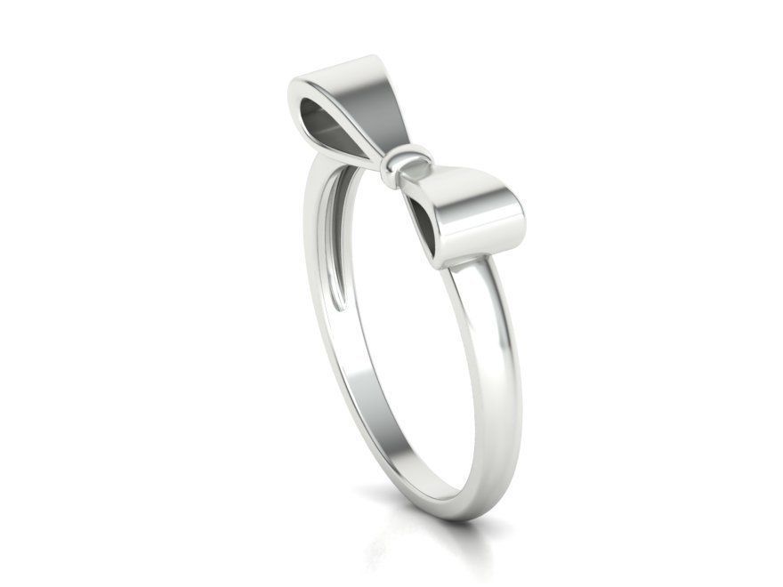 Bow Knot Fashion ring printable 3dmodel 3D print model_25