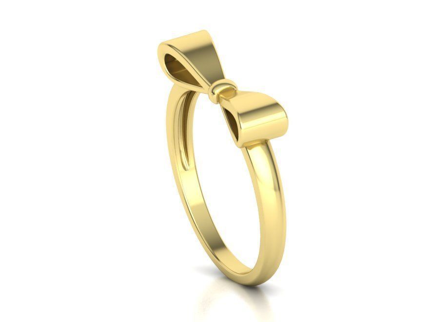 Bow Knot Fashion ring printable 3dmodel 3D print model_26