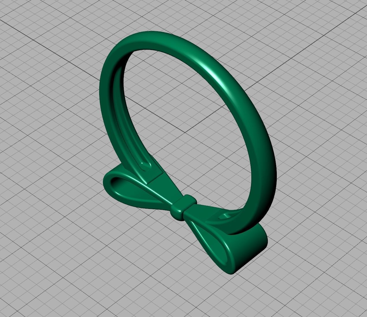 Bow Knot Fashion ring printable 3dmodel 3D print model_17