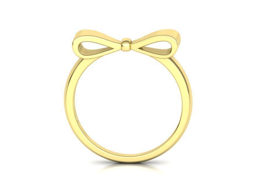 Bow Knot Fashion ring printable 3dmodel 3D print model_20