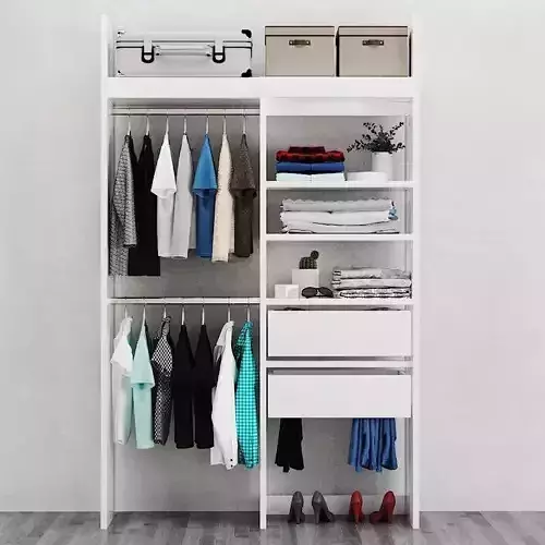 Modular wardrobe for clothes Yann