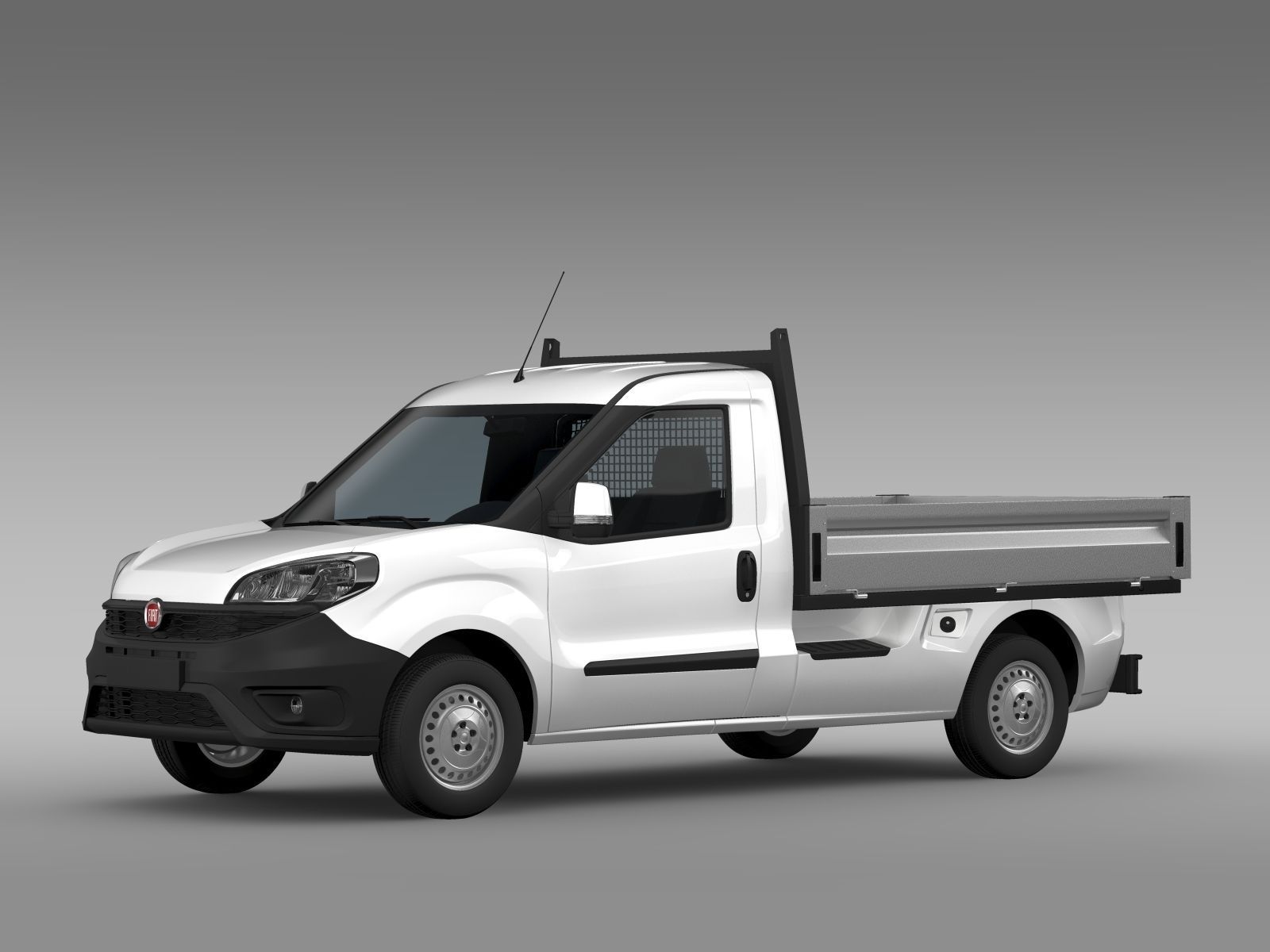 Fiat Doblo Work Up 263 2017 3D model_11