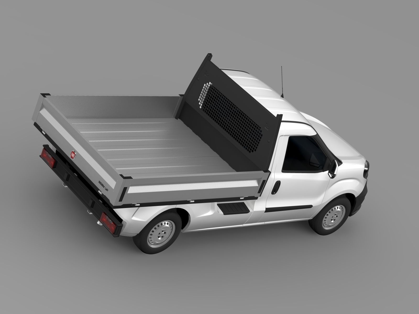 Fiat Doblo Work Up 263 2017 3D model_8