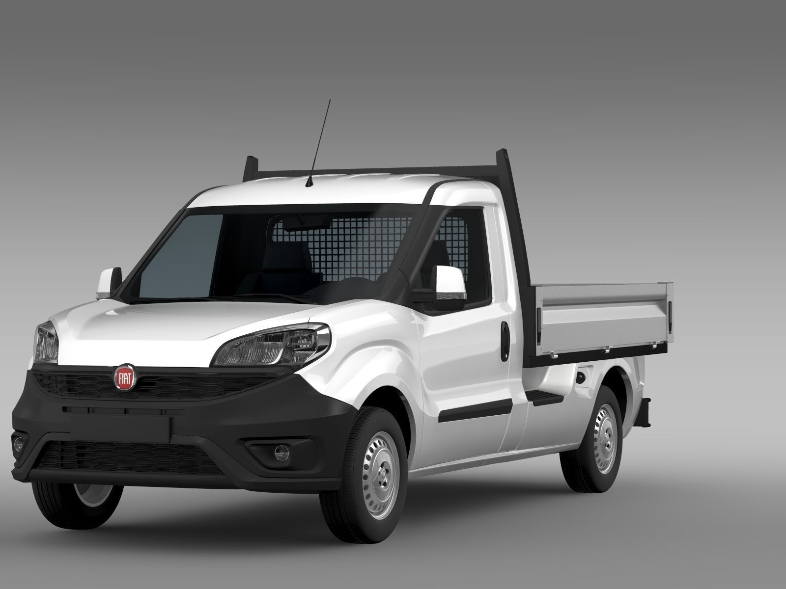 Fiat Doblo Work Up 263 2017 3D model_5
