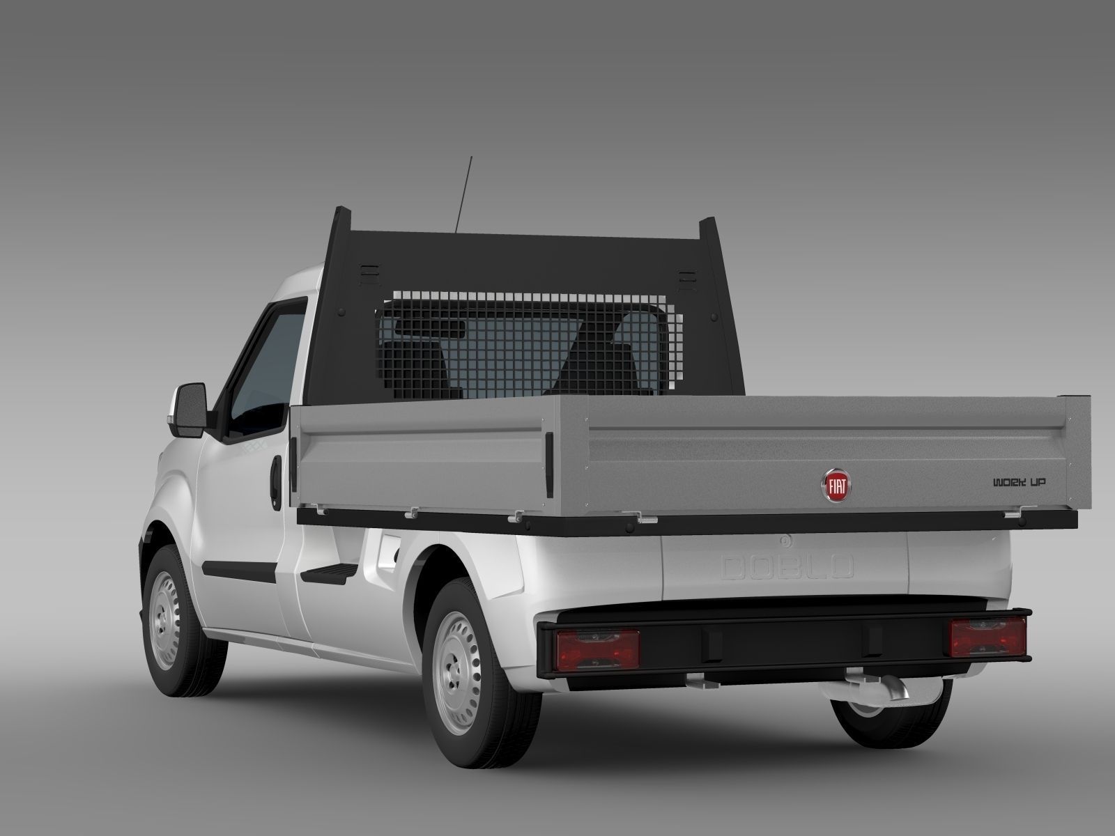 Fiat Doblo Work Up 263 2017 3D model_10