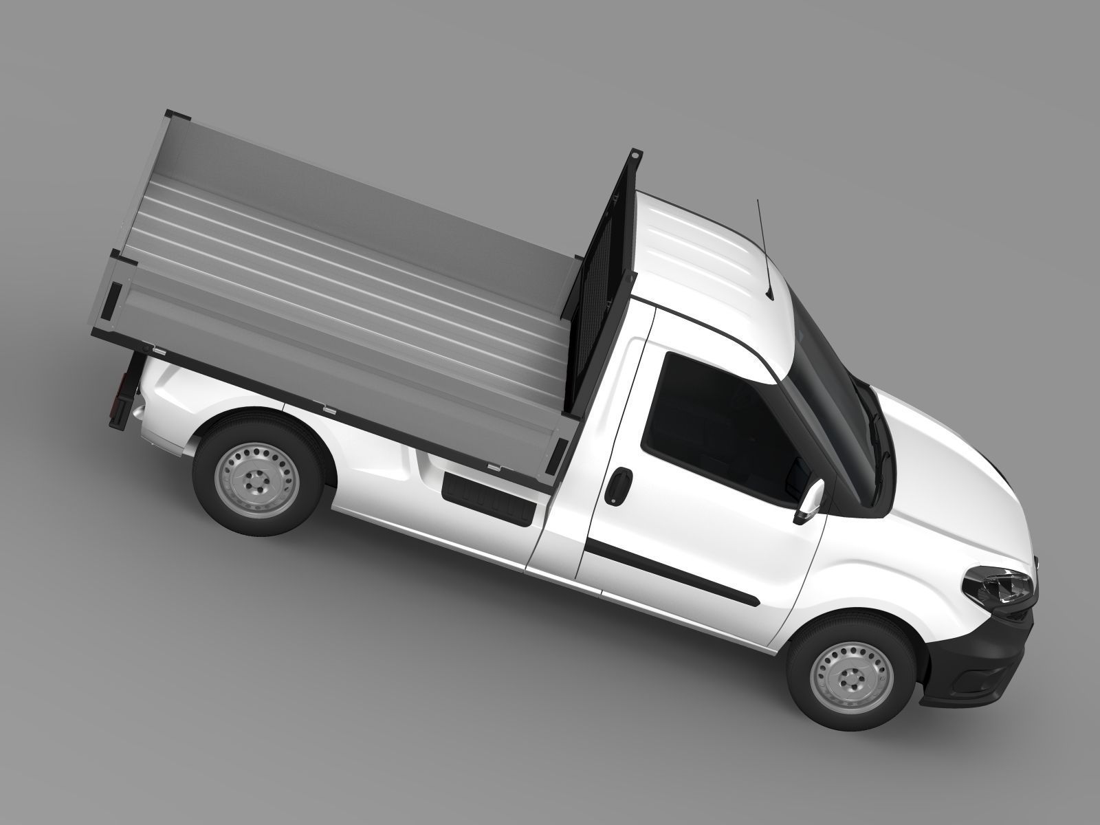 Fiat Doblo Work Up 263 2017 3D model_7