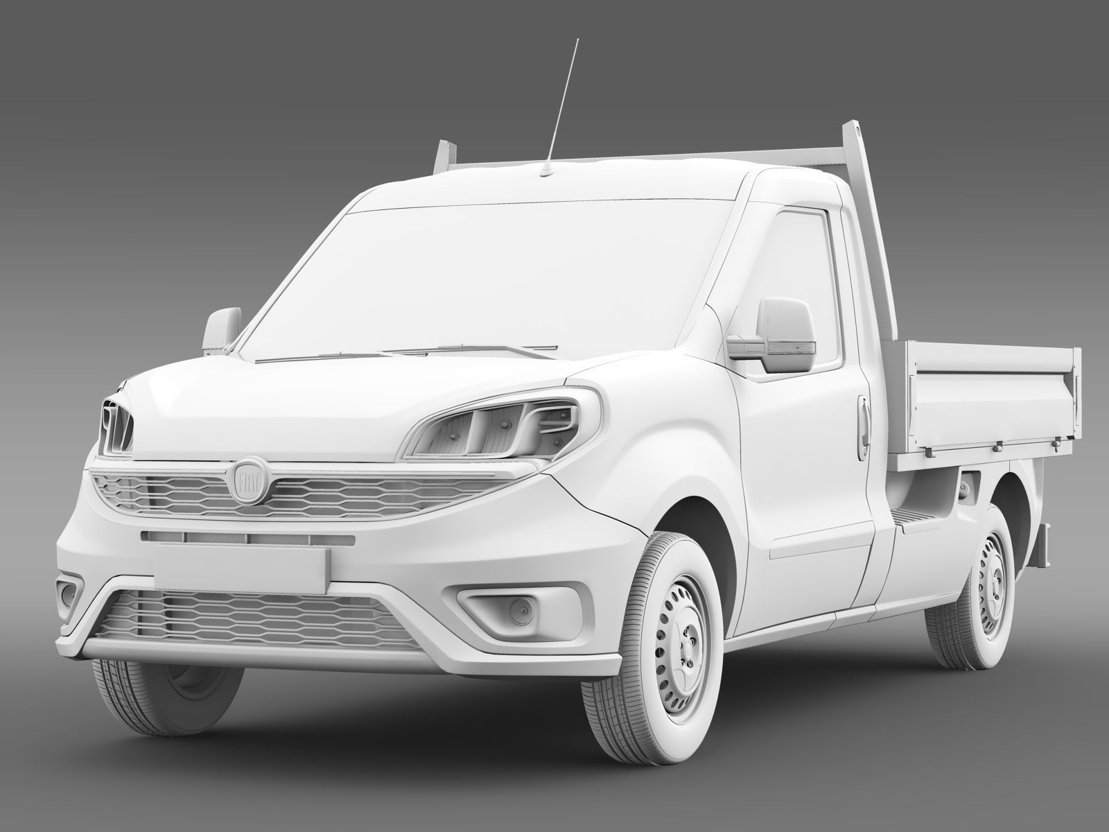 Fiat Doblo Work Up 263 2017 3D model_17