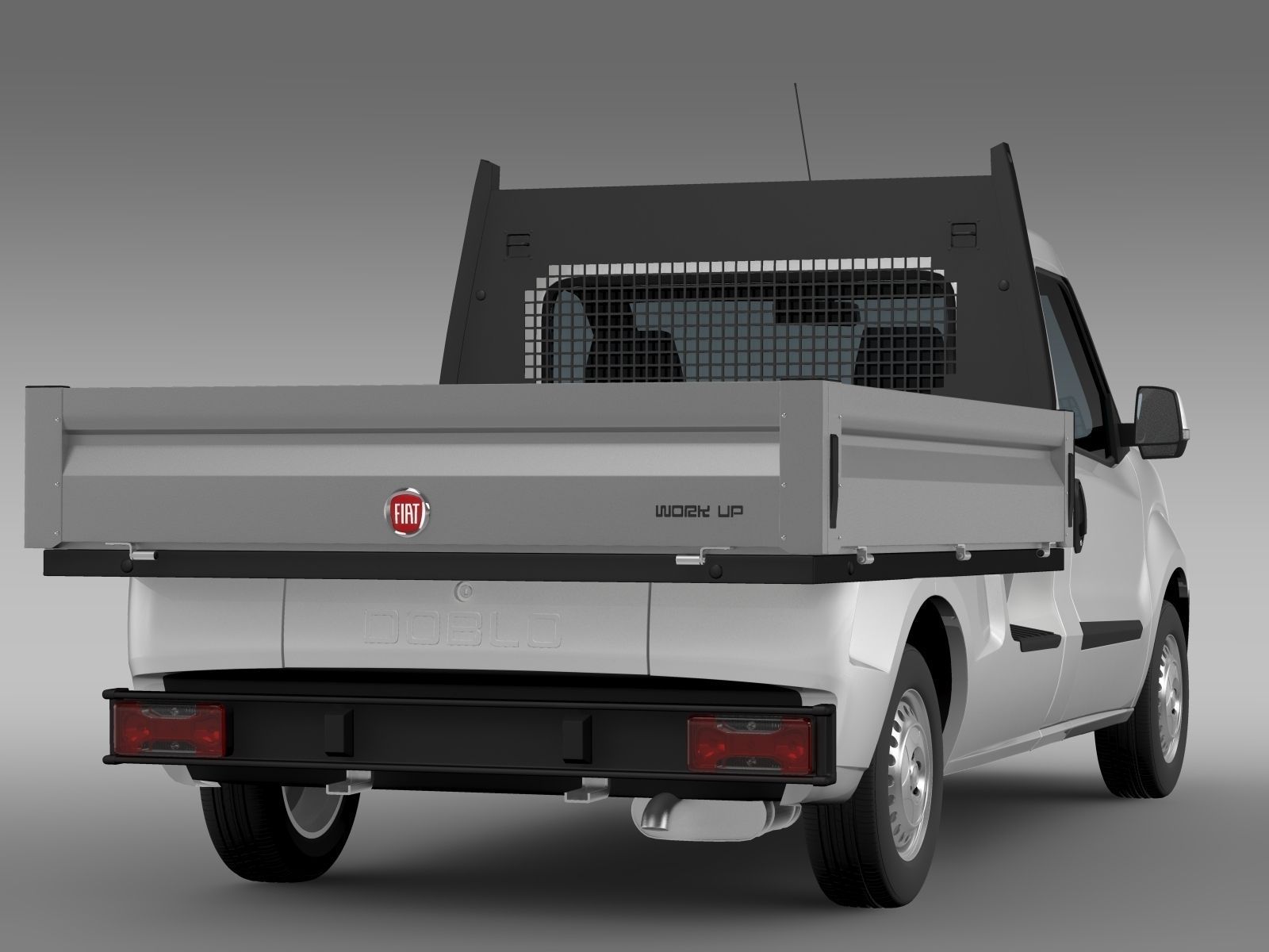 Fiat Doblo Work Up 263 2017 3D model_12